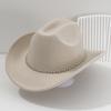 Rhinestone-Embellished Western Cowboy Hats for Men & Women, Bridal & Honeymoon Sun Hats
