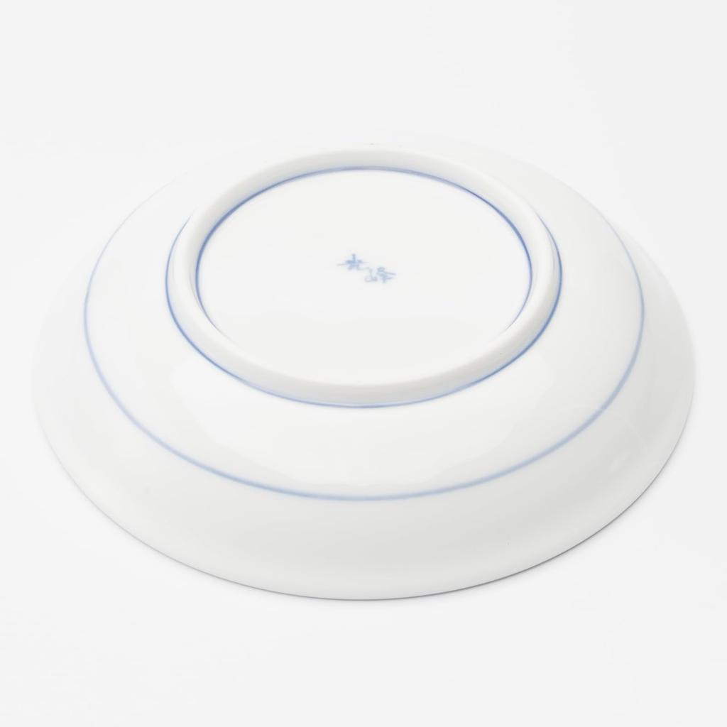 Mino Ware Dinnerware Set of Microwave and Dishwasher Made in Product Number 564627 "Nishiki Togarashi" 5, 16.5cm Diameter, Safe, Japan,