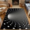 Stereoscopic 3D Illusion Pattern Carpet for Bedroom Living Room Bedside Sofa Floor Mat Modern Home Decor Area Rug Luxury Gift