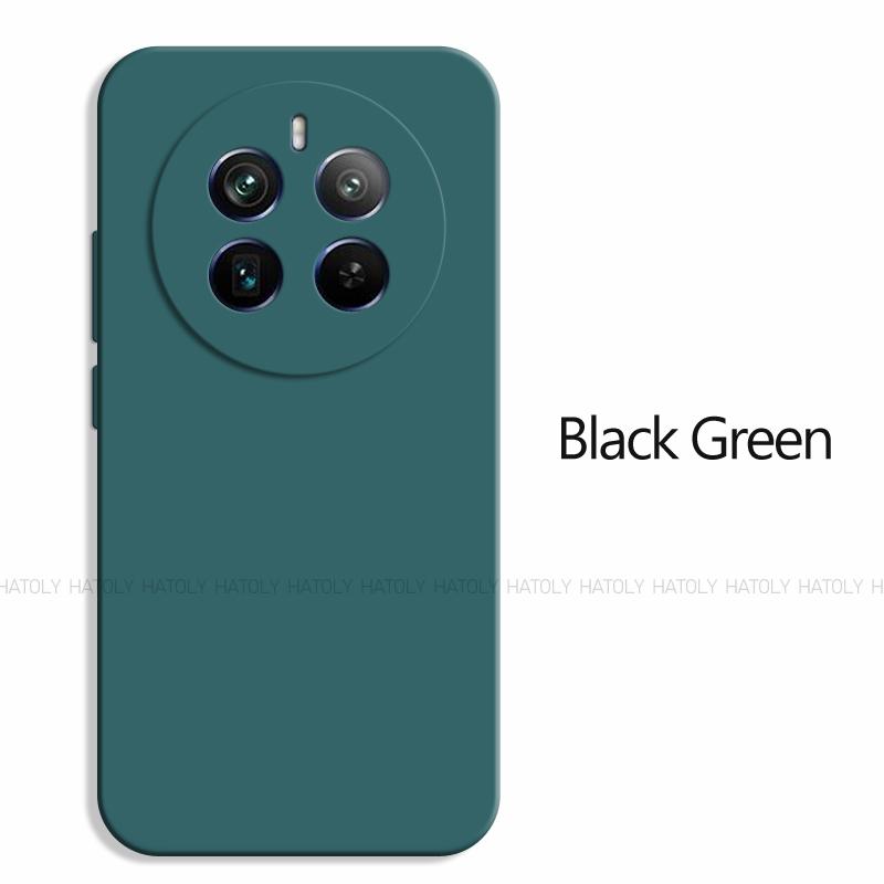 For Realme 12 Pro Case Realme 12 + Pro Plus 5G Cover Luxury TPU Shockproof Liquid Silicone Protective Phone Back Cover