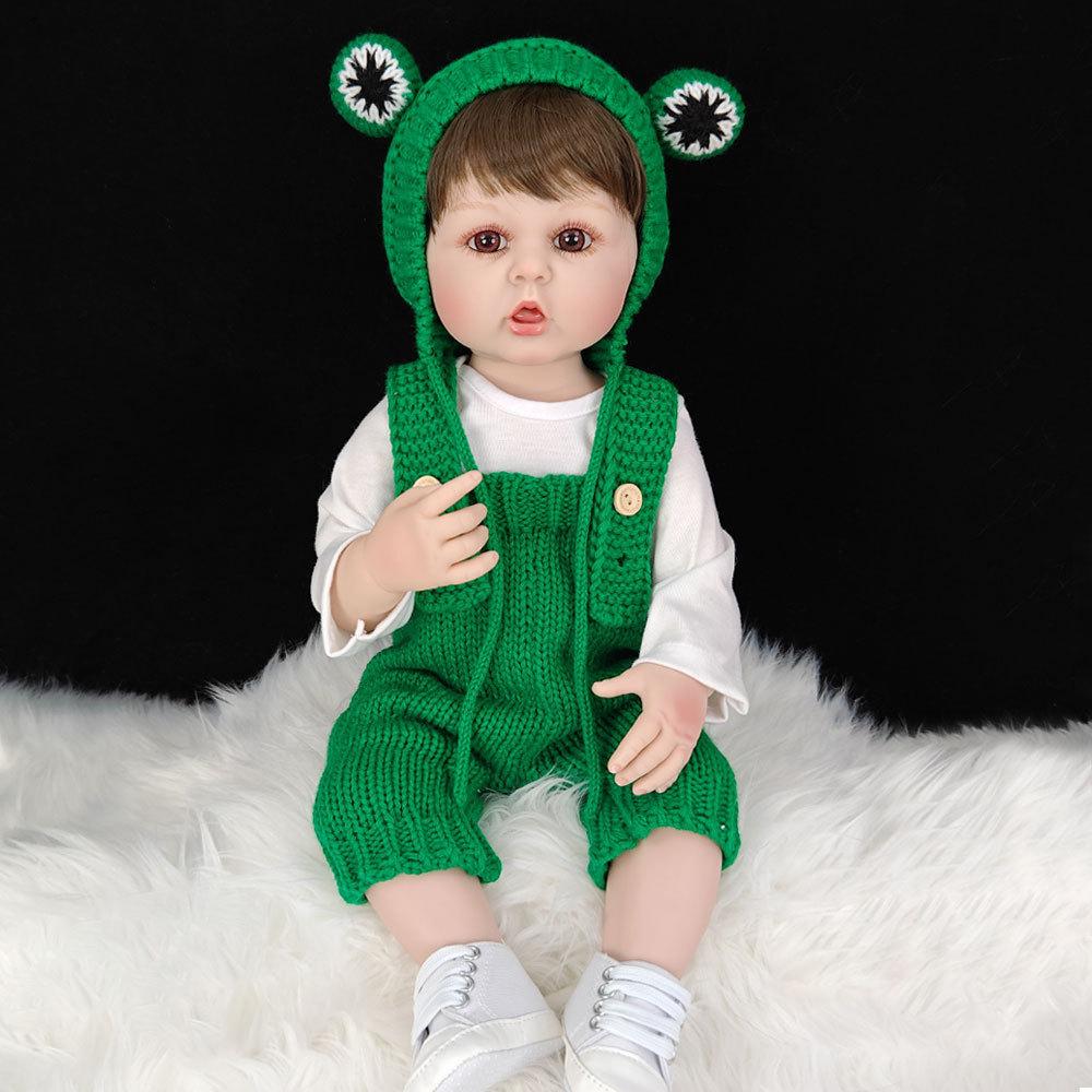 

Новые куклы Reborn, имитация силиконового младенца, 55 см, 22 дюйма, кукла Rebirth, подарки на день рождения для мальчиков и девочек, акция, кукла-девочка, принцесса, игрушка для малышей, подарок full set (doll + clothes)