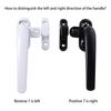 Aluminium Zinc Zinc Alloy Easy Installation Window Wheel Handle Lock Casement Window Handle Window Hardware