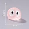 Figurină din Rășină Strălucitoare în Întuneric Micro-Peisaj Ornament Decorativ Desen Animat- Adorabil Viral Strălucitor Articol Artizanal pentru Birou