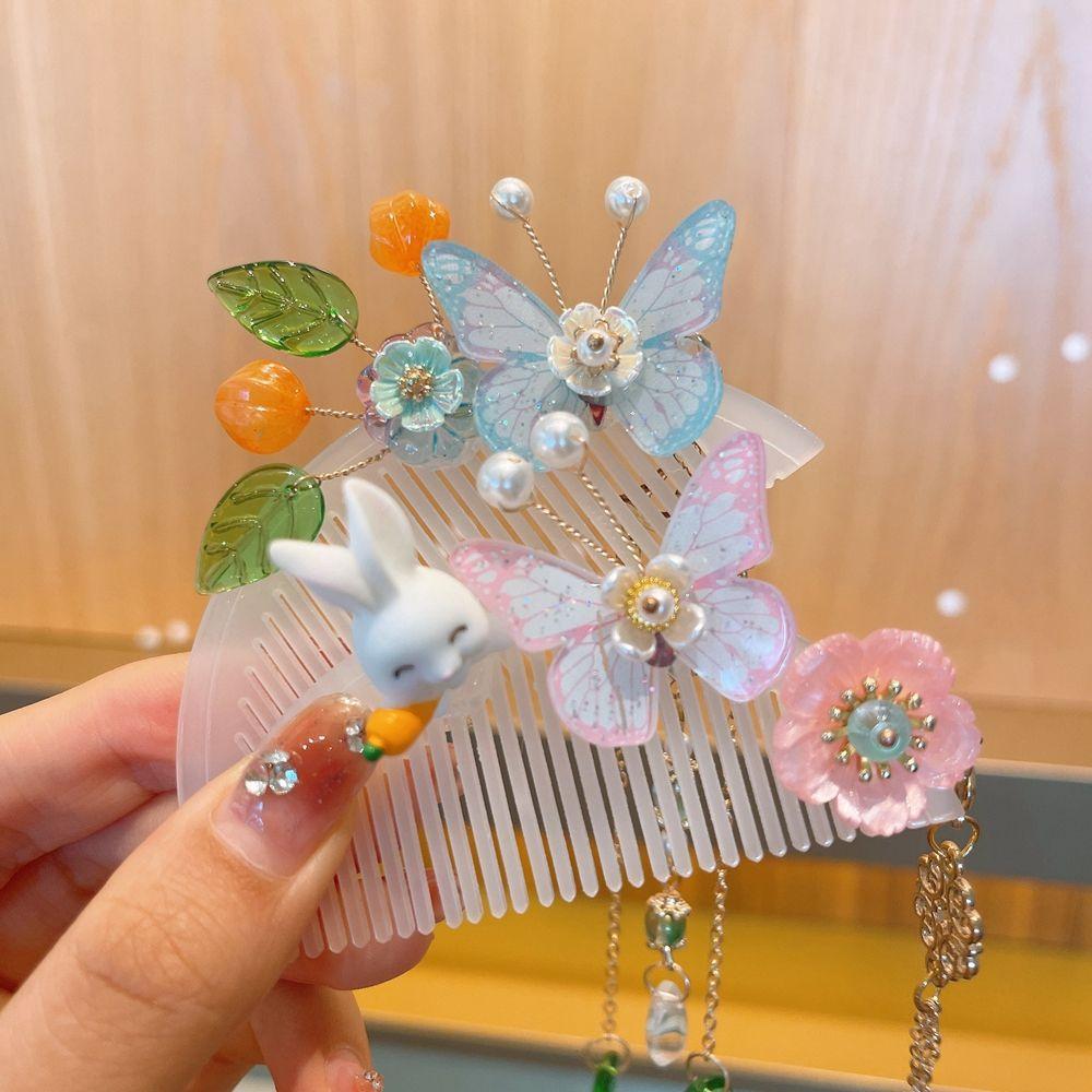 Hair Sticks Pearl Ancient Style Hairpin Children Hairpin Hanfu Hair Comb Chinese Style Headwear