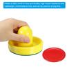 PATIKIL 96mm Air Hockey Pushers and Air Hockey Pucks Handle Pad Replacement Accessories for Game Tables Padded 8 (4 Pushers, Pucks)