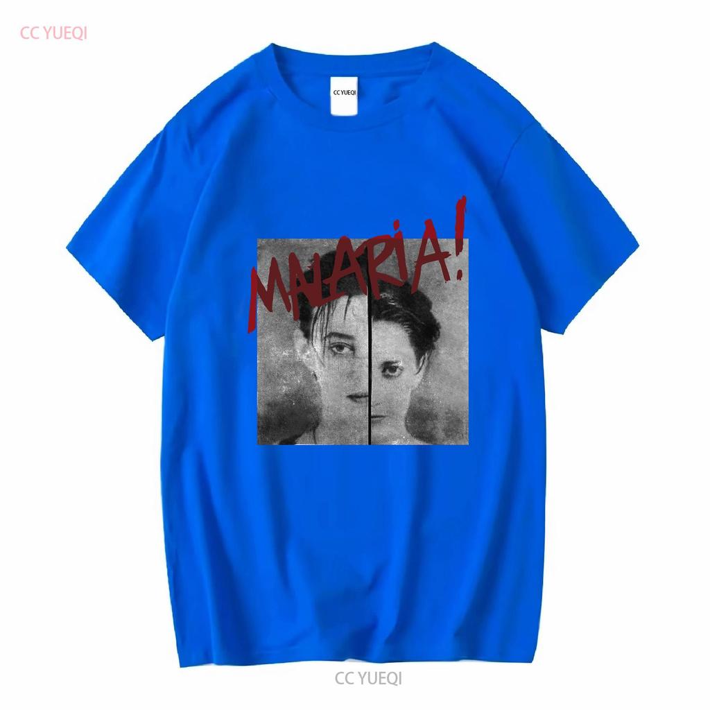 Malaria T Shirt Sz XL NDW Post Punk Goth X Mal Deutschland Nina Hagen Ideal DAF long or short sleeves vintage Washed fashion