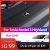 Car Sticker For Model 3 Highland 2025 2026 Cover Conditioning Inlet Mask Dust Cover Accessories Wholesale Car Modification