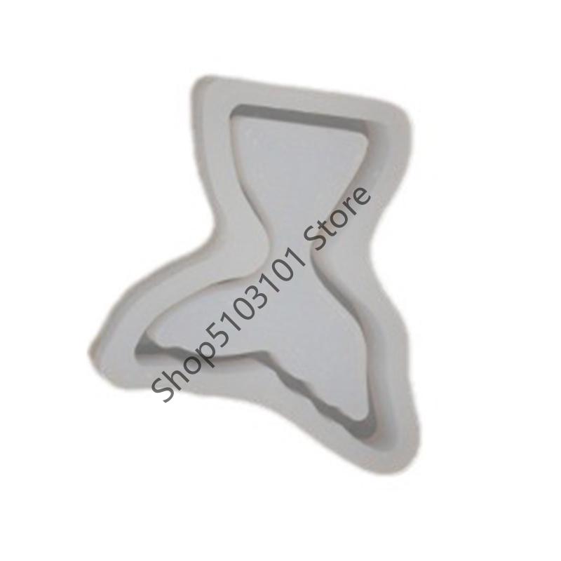 X6HE Bear Epoxy Resin Molds Shaker Dinosaur Photo Frame Keychain Pendant Silicone Jewelry Making Decorations DIY