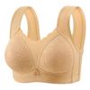 Anti-sagging Underwear Adjustment Large Size Big Red Natal Year Beautiful Back Gathering Lace Collection Breast Mother Women's Bra Cover