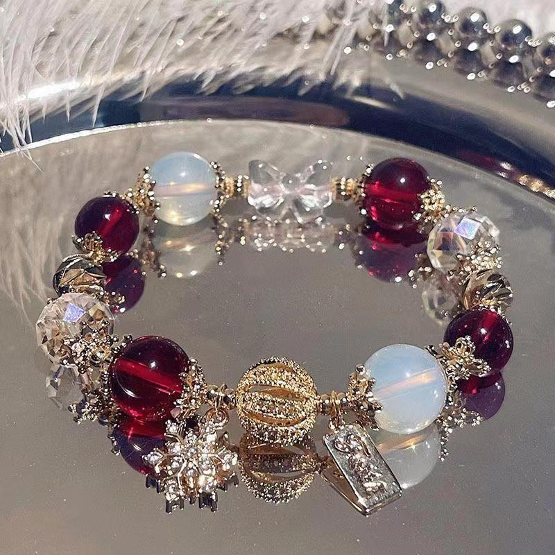 Christmas Themed Bracelet Gift for Best Friend Perfect for Peaceful Night Jewelry