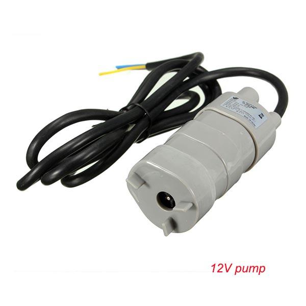 High Quality Hot Salable 12V DC 1.2A 5M 600L/H 6-12V For solar Aquarium Three wire Micro Submersible Motor Water Pump