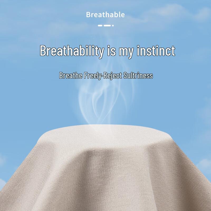 MONTAGUT Men's Straight-Leg Tencel Linen Blend Casual Pants