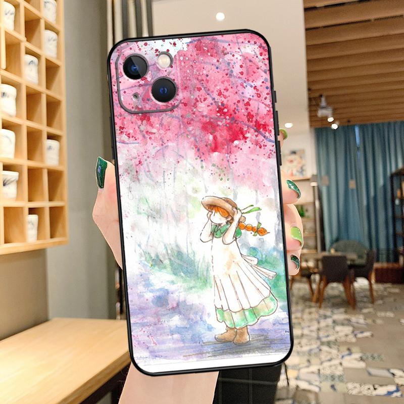 Anne of Green Gables Phone Case For iPhone 13 Pro Max 16 15 11 12 14 17 Pro Max mini 15 16 Plus 16e 17 Air Cover