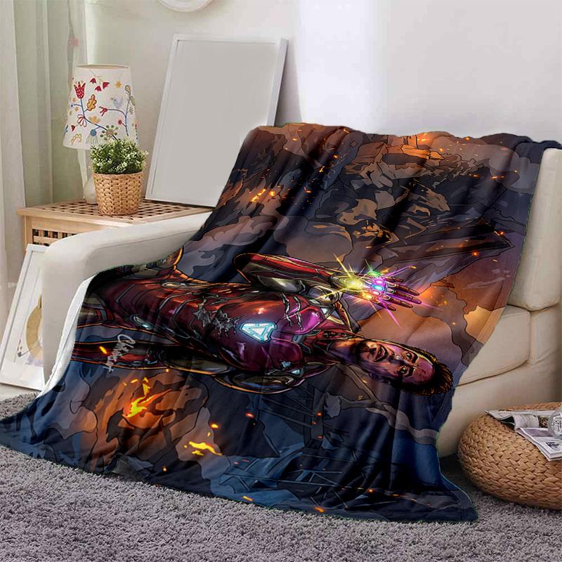 1pc Wolverines Savage Attack Marvel Soft Throw Blanket Flannel All Season Light Weight Living Room/Bedroom Warm Blanket. M731018