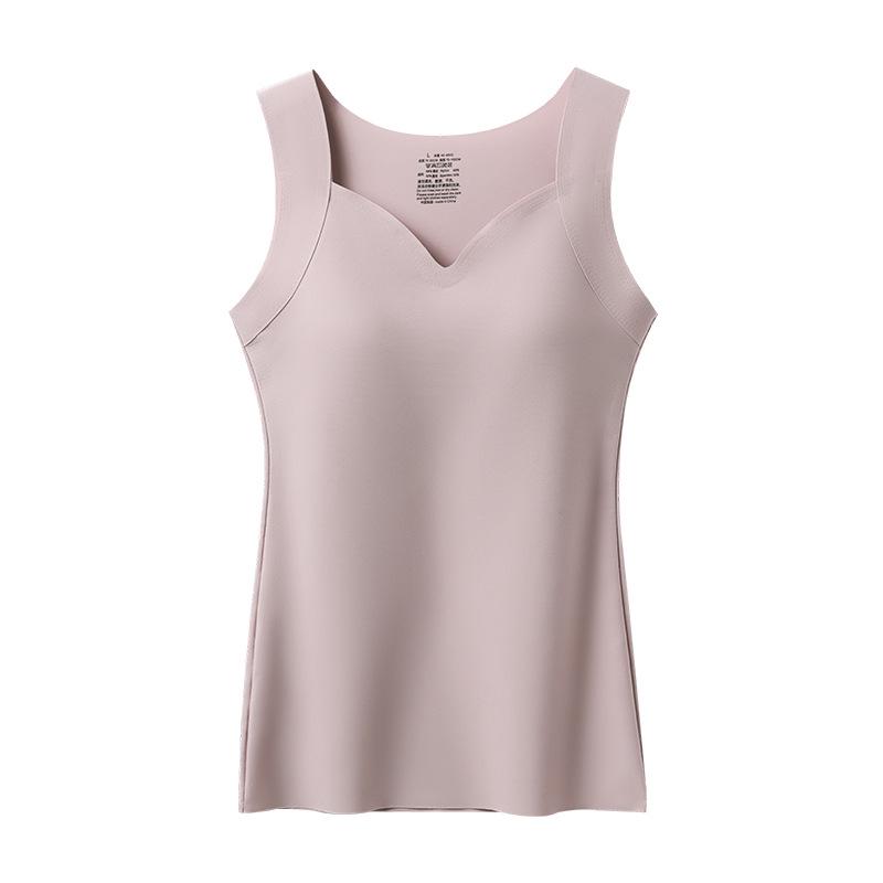 

Женский зимний питательный жилет для кожи с фиксированной чашкой и гиалуроновой кислотой - Базовый слой с ощущением обнаженности XL [120-160]