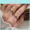 Elegant Silver Heart-shaped Adjustable Ring For Women With Dazzling Rhinestones