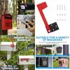 High Temperature Plating Outdoor Wall Decor Mailbox Flag  Horizontal and Vertical Mounting