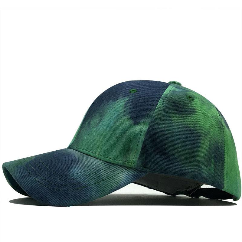 Spot, new tie-dye baseball cap, men's and women's fashion trend cap, spring and summer outdoor leisure visor