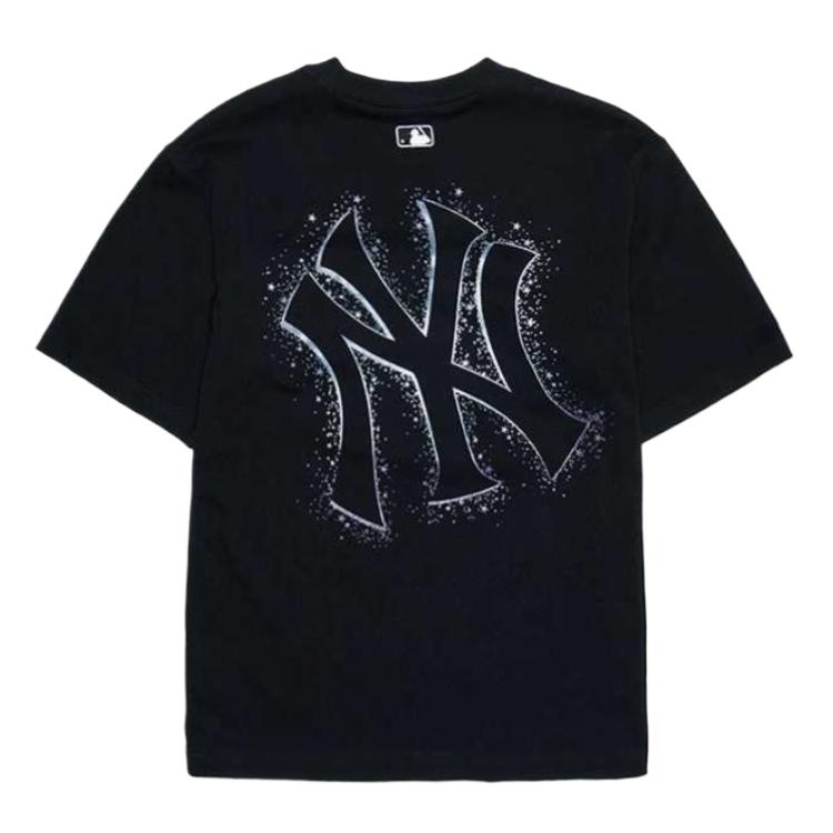 New MLB New York Yankees SS25 T Shirt Unisex Black 3ATST0153-50BKS