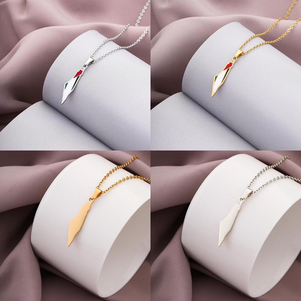 Stylish Pendant Necklace For Cross-border E-commerce Stainless Steel Geometric Design O Chain