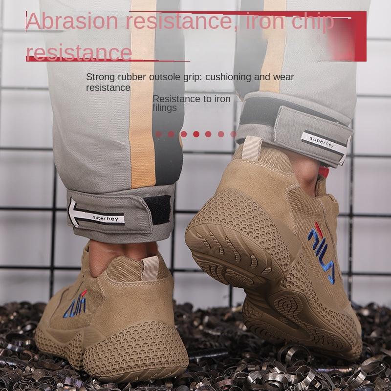 Labor Shoes, Steel Baotou, Smash-proof, Puncture-proof, Breathable, Wear-resistant Protective Safety Shoes, Protective Shoes