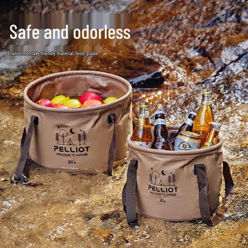 BXIH Outdoor Portable Foldable Water Bucket