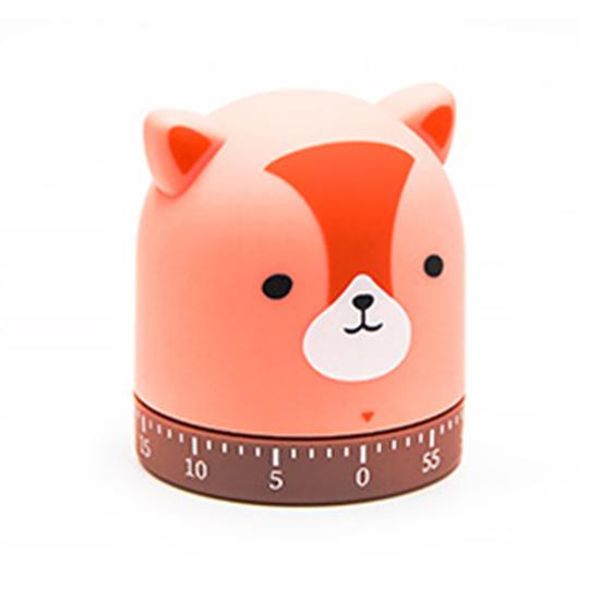 Cartoon Piggy/Cat/Fox Cooking Kitchen Timer Countdown Mechanical Alarm Clock