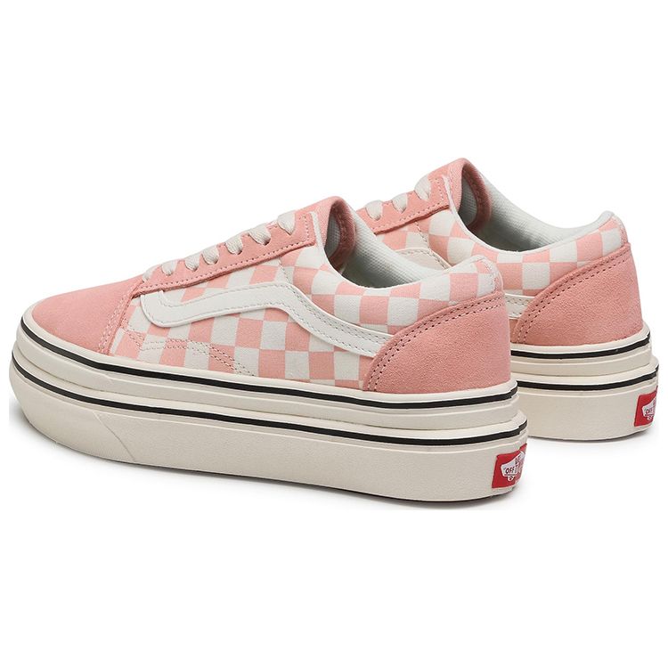 Vans Old Skool Casual Low-Top Skate Shoes Women Sneakers Pink White Checkerboard VN0A4UUN4ZR