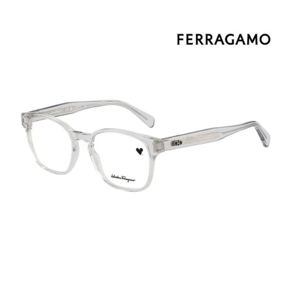 Salvatore Ferragamo Eyeglass Frames SF2925 050 Square Horn-rimmed Glasses for Women and Men