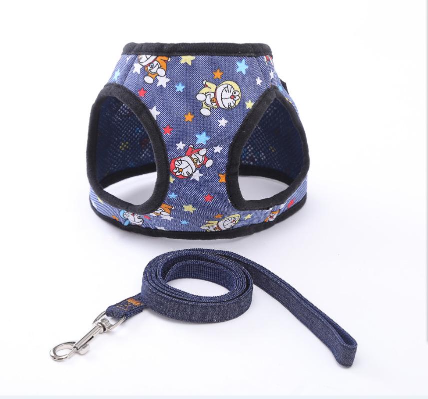 Dog Print Protective Harness Vest