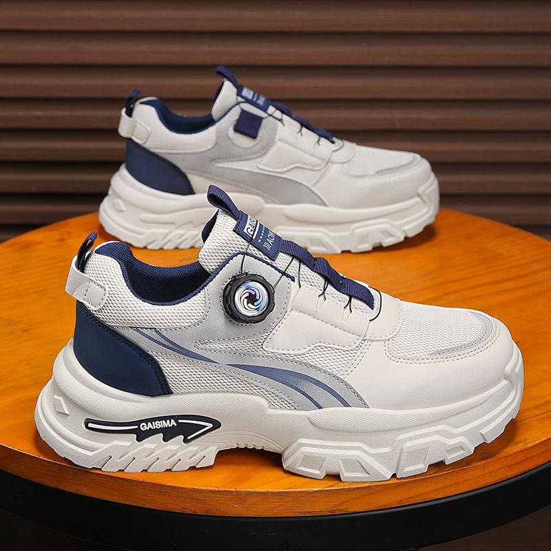 New Fashion New Men's Fashion Casual Low Top Sports Shoes Students Thick Sole Comfortable Sneakers Boys Male Classic Breathable Basketball Shoes