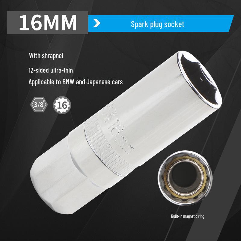 Ultra-Thin Magnetic Spark Plug Wrench 14/16mm for BMW, Nissan, Honda, Volkswagen, Ford