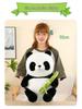 Bamboo Panda Plush Toy: Cute Floral Stuffed Animal Sleep Companion & Cloth Doll - Ideal Children's Birthday Gift for Girls