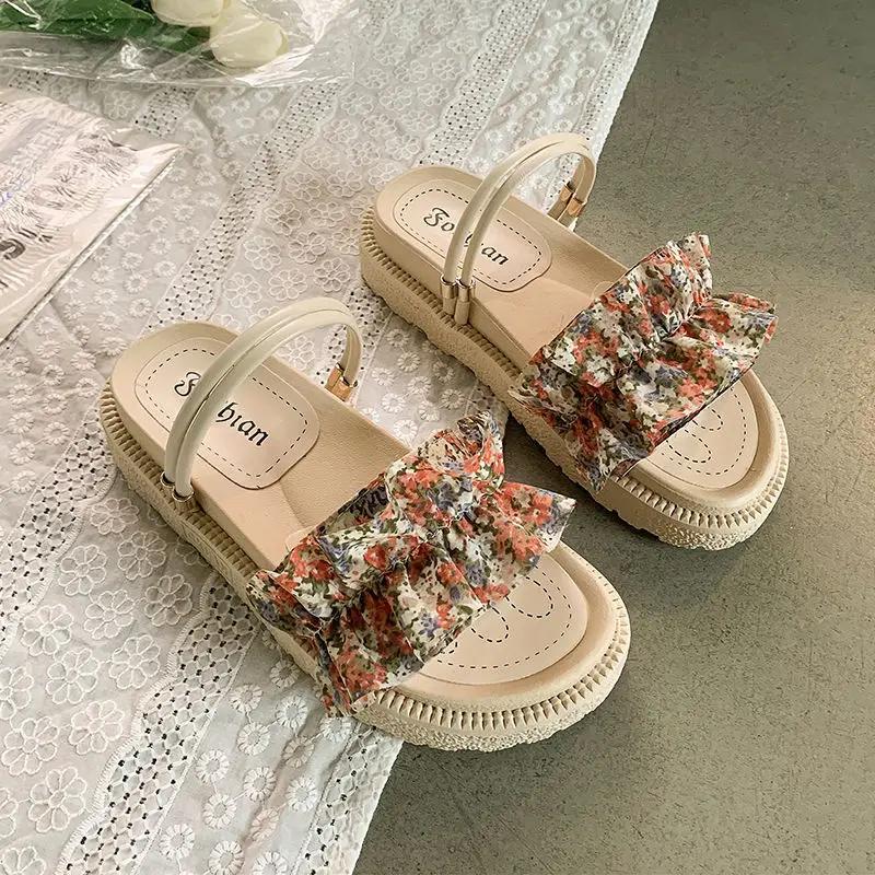 Fashion Beach Open Toe Sandals for Women Summer 2025 Offers Shoe Sale Comfortable and Elegant Sandal Daily Pvc Trending Chic Woman Shoes