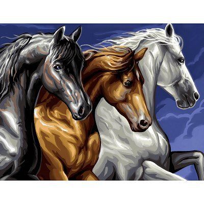 Peinture au numéro - Initiés : Cavalcade