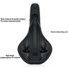 High Quality Leather Bike Saddle Steel Rail Waterproof Soft Cushion Ventilation Road MTB Fixed Gear Unisex Adults Sport Bicycle