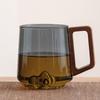 Internal Mountain Protrusion Water Drinking Cup Large Capacity Tea Cup Household Glass Cup  Gift
