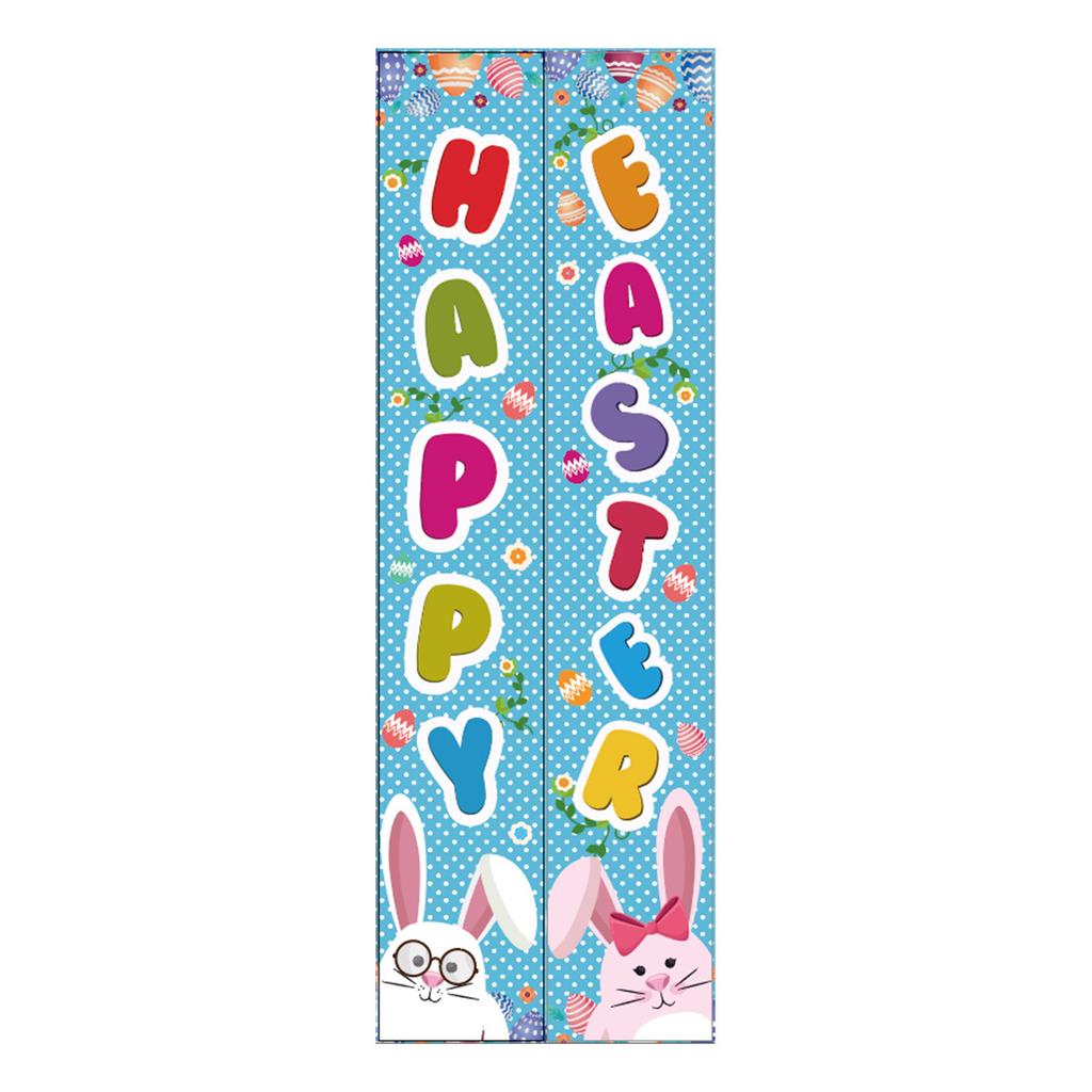 180 * 30Cm Easter Family Party Festival Atmosphere Arrangement Flag Polyester Cloth Couplet Customization