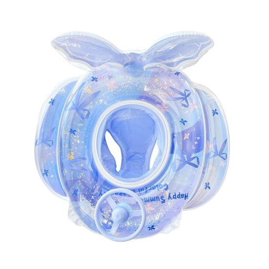 Mermaid Pool Float Mermaid Tail Shaped Inflatable Swimming Ring with Seat Infant Pool Floaties for Baby Girls Boys Toddlers