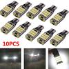10Pcs White 45 SMD 4014 T15 W16W LED Car Reverse Back Light Bulb 6000K