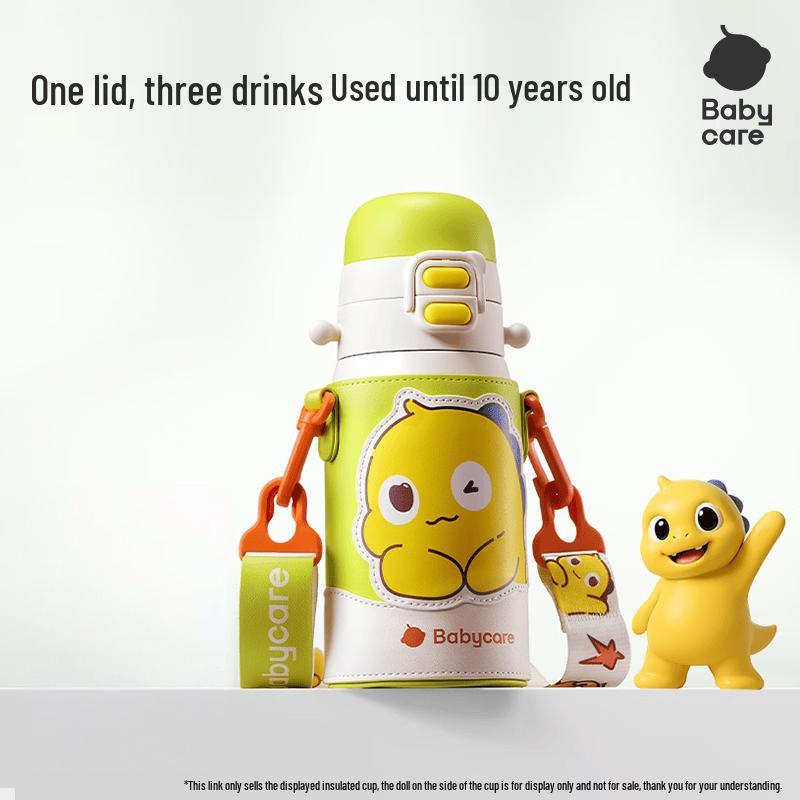 Babycare Kids 3-in-1 Insulated Water Bottle with Straw