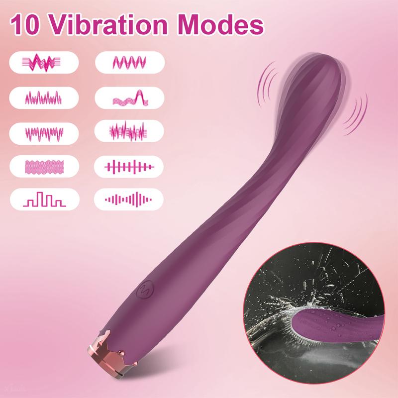 Beginner G-Spot Vibrator for Women 8 Seconds to Orgasm Finger Shaped Vibes Nipple Clitoris Stimulator Sex Toys for Adult Female