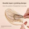 1pcs Self-Cleaning Hairbrush Scalp Massage Brush Anti-frizz Comb Portable Fluffy Volumizing Brush Hair Styling Tools