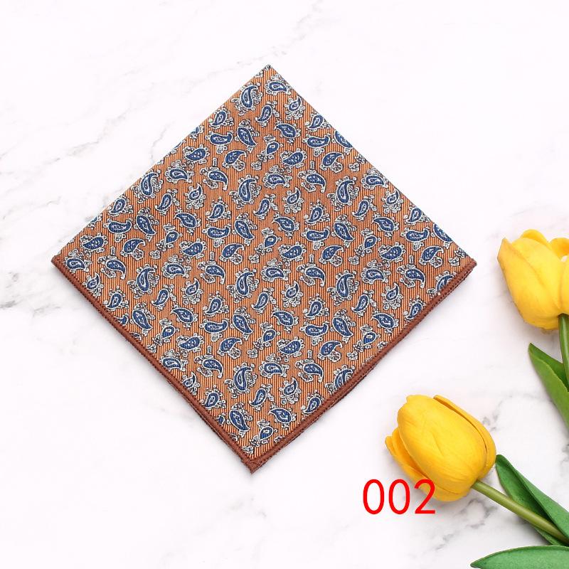 Men'S Pocket Towel Polyester Suit Dress Chest Towel Multi-Color Handkerchief Geometry Square Towel Source Sales