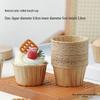 White Crimped Edge Disposable Muffin Cups – High Temperature Resistant, Oil-Proof Baking Cups