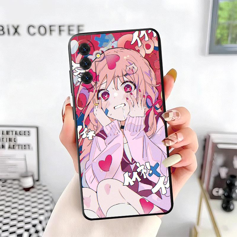Anime Kwaii Girl Ins Style Soft Phone Case for Samsung A17 A37 A57 A16 A26 A36 A56 A15 A25 A35 A55 A14 A24 A34 A54 A13 A23 A33 A