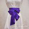 Cintura Larga in Poliestere per Abiti con Chiusura a Fiocco per Abiti da Sposa e Abbigliamento Formale