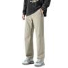 Spring and Autumn New Casual Pants Men's Trend Elastic Waist Dropping Wide Leg Pants Men's Tooling Charge Pants Outdoor Men's Clothing