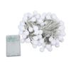 Outdoor String Light 32ft Waterproof 2 Modes 2800K Frosted LED Globe String Lights with Storage Bag for Outdoor Indoor