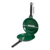 Folding Skillets 19cm Double-Sided Frying Pan Easy Cleaning Breakfast Solution Ergonomic Handle Kitchen Cookware